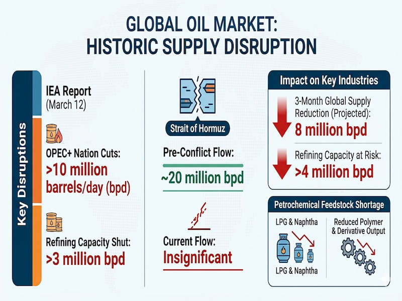 The World's Most Severe Oil Supply Disruption Ever: Impacting Ethylene and Key Downstream Industry Supply Chains